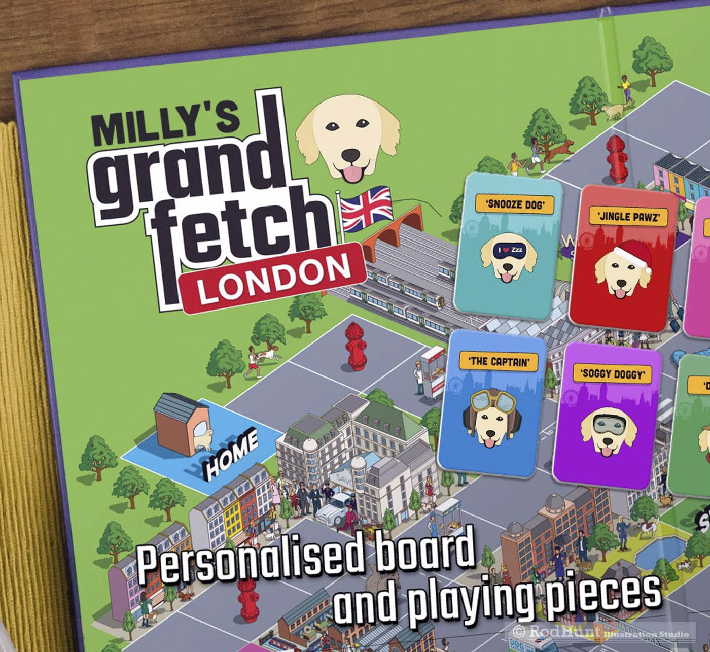 Illustrated board games