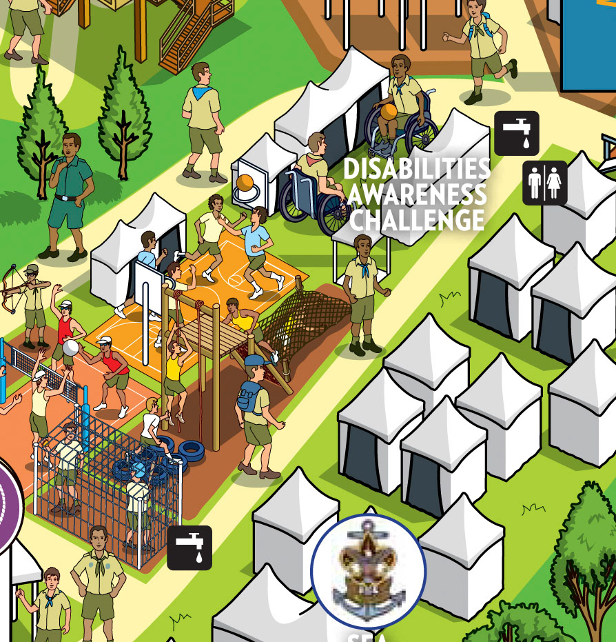 Event Map illustration
