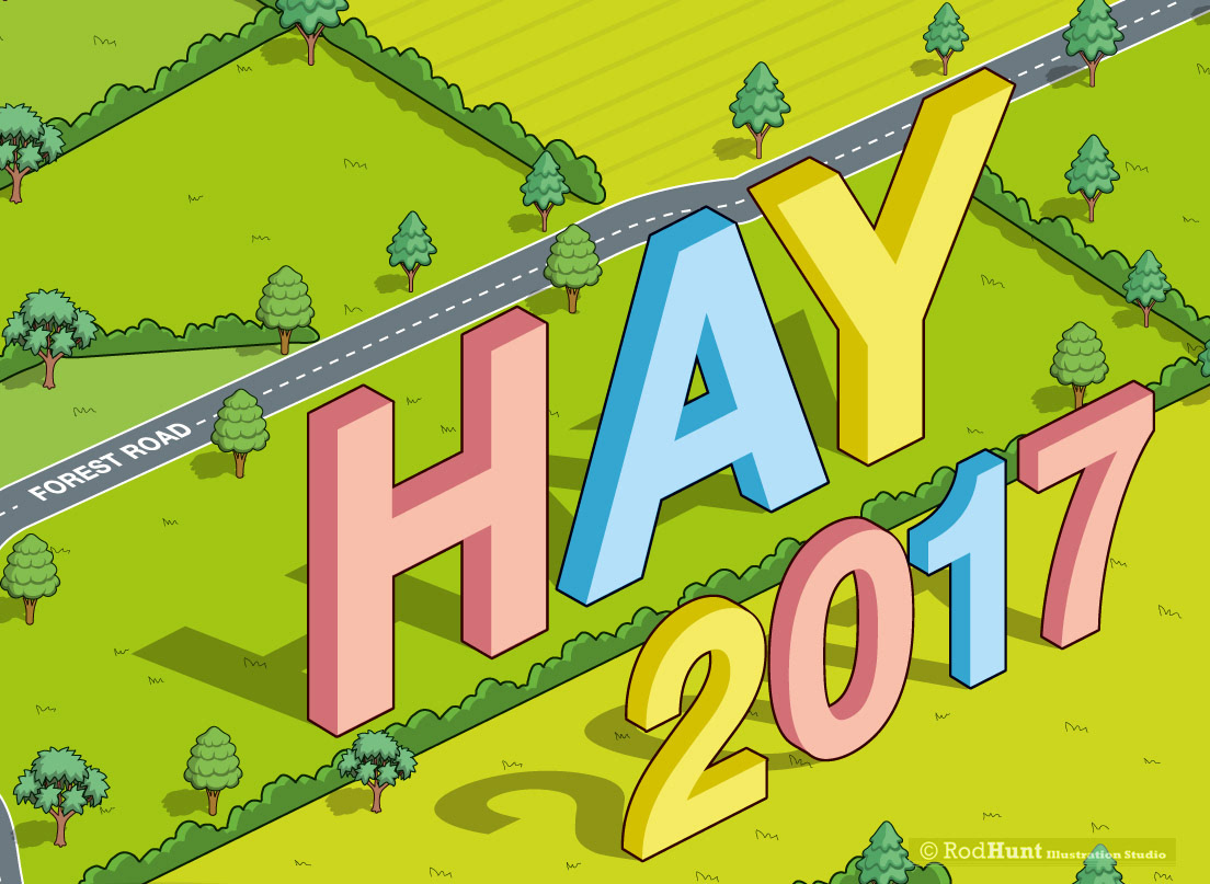 Illustrated maps for arts festivals