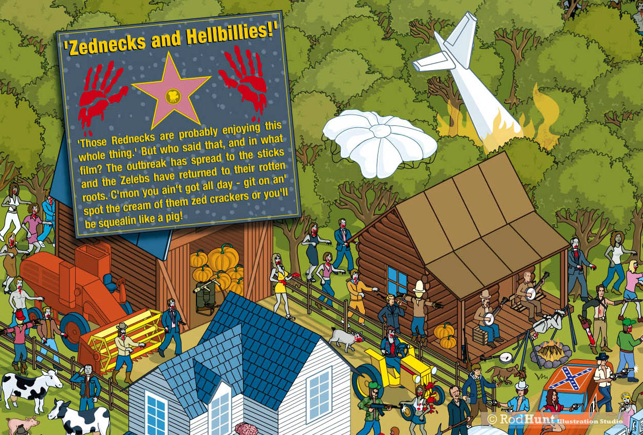 Zombie Book Pixel Art and Isometric Illustration