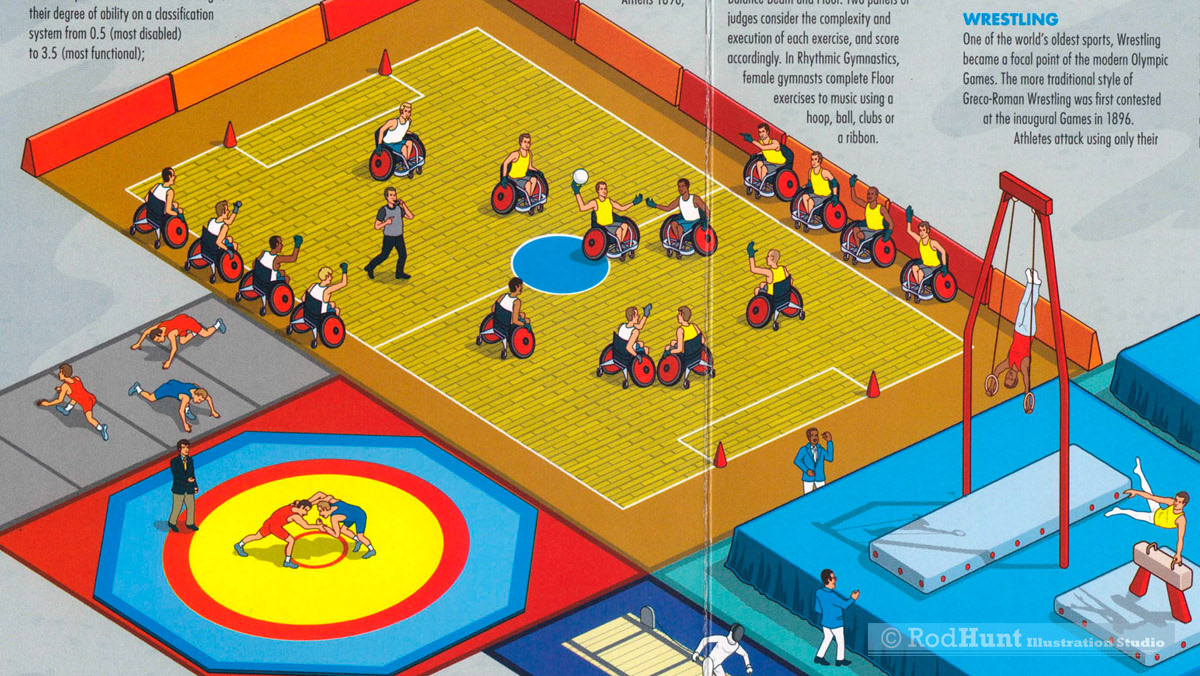 Paralympic Sports Illustrations 