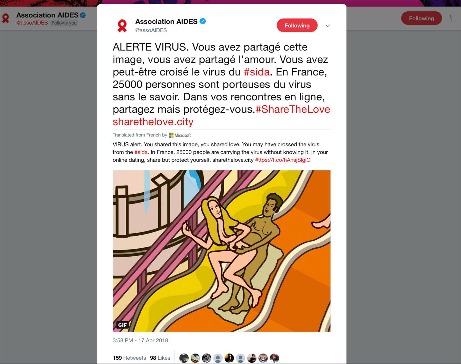 Illustrated Viral campaign on Twitter