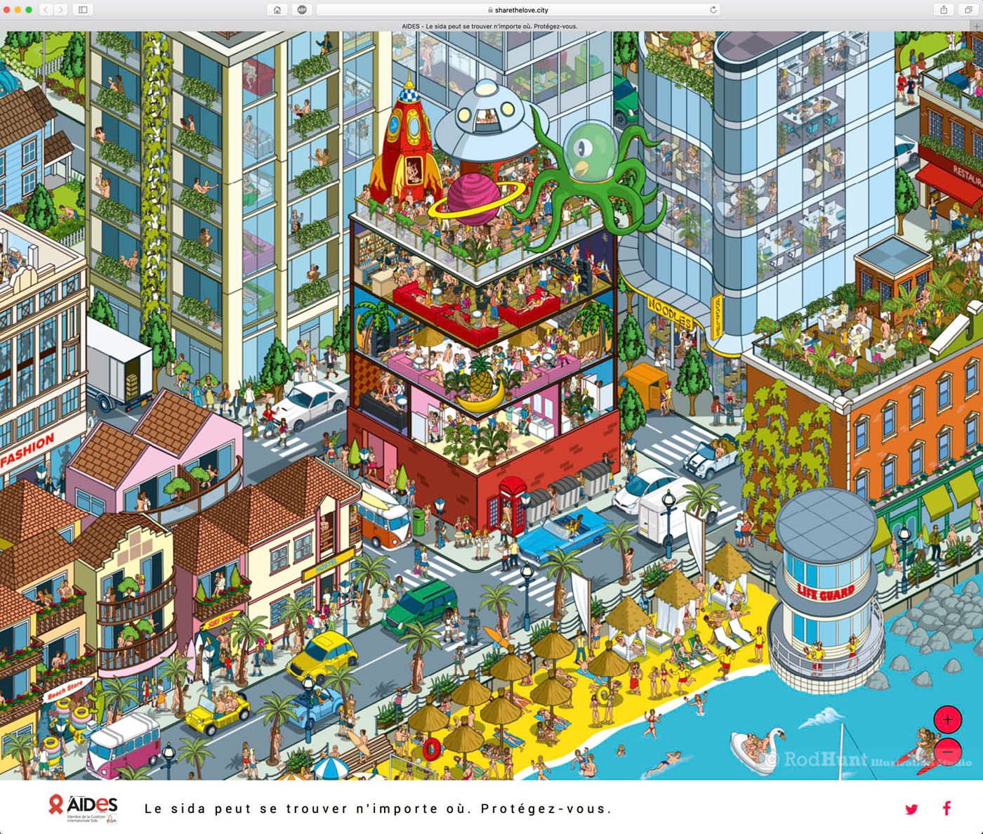Isometric illustration of night club