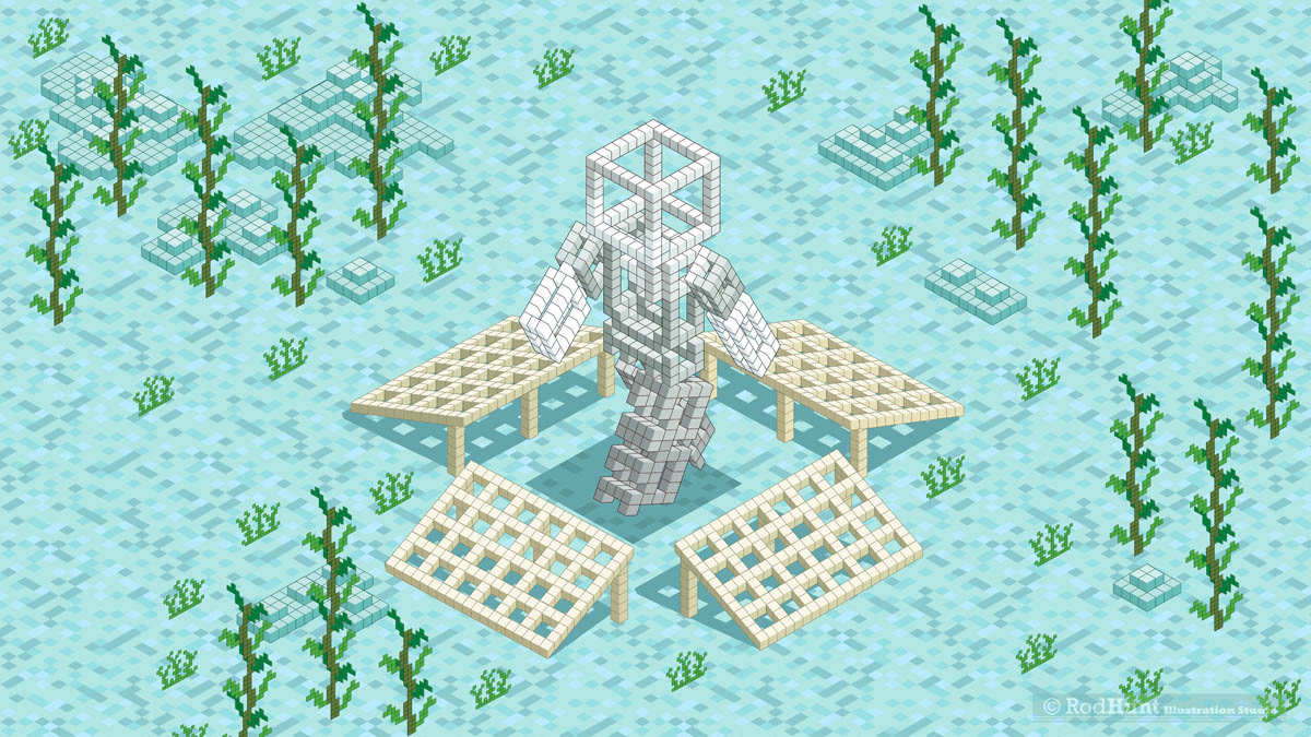 Isometric Pixel Artist Illustrator - advertising agency