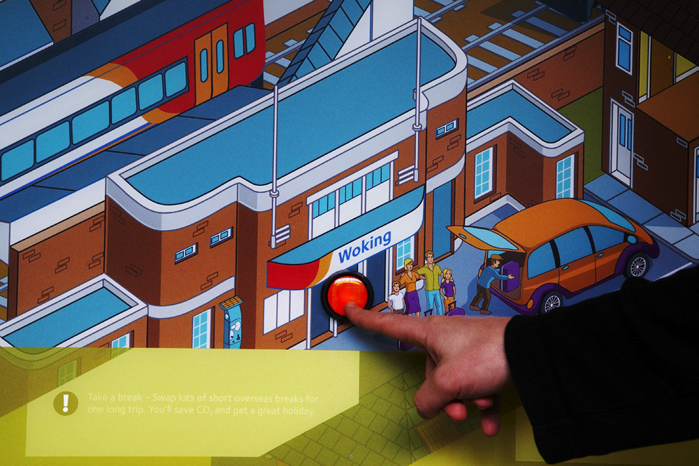 3D isometric city map illustrations by Rod Hunt