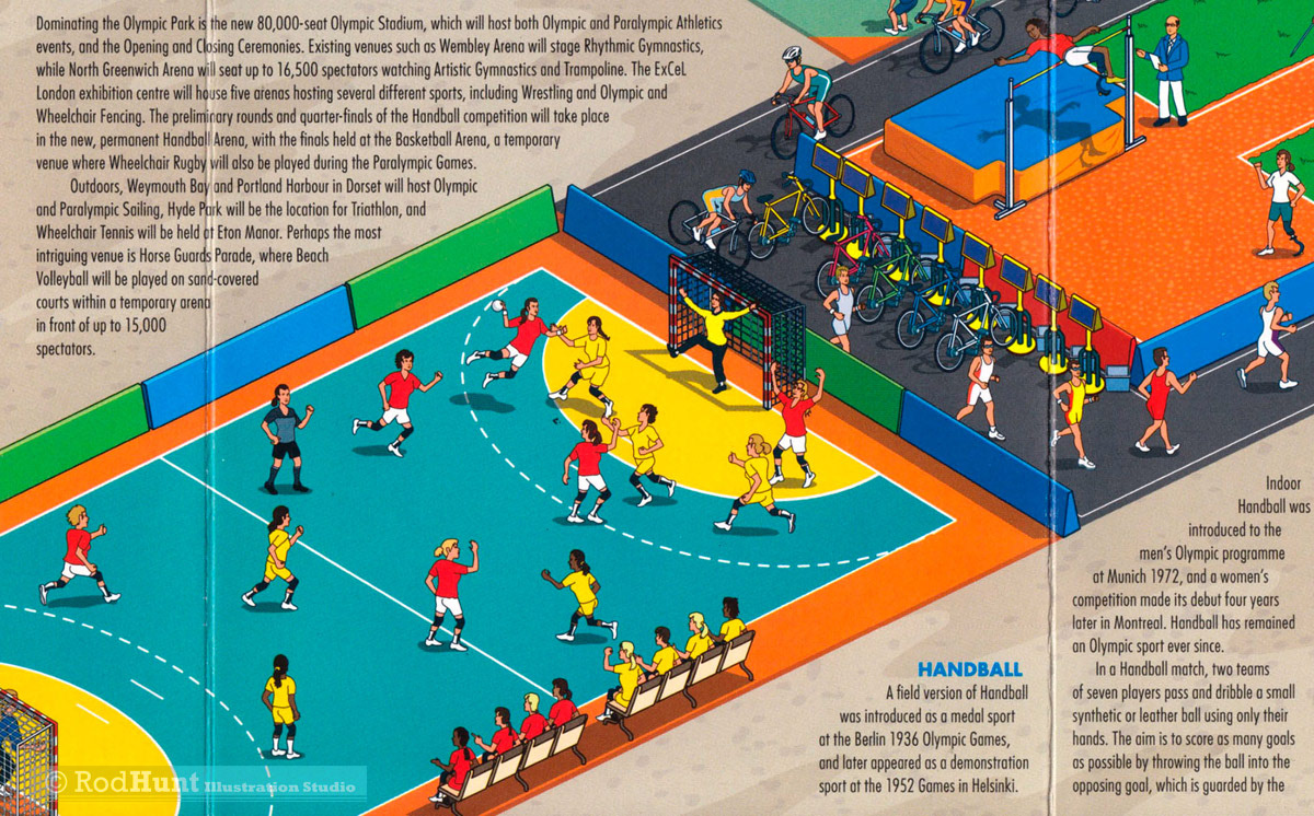 Illustrations for the Olympic Games 