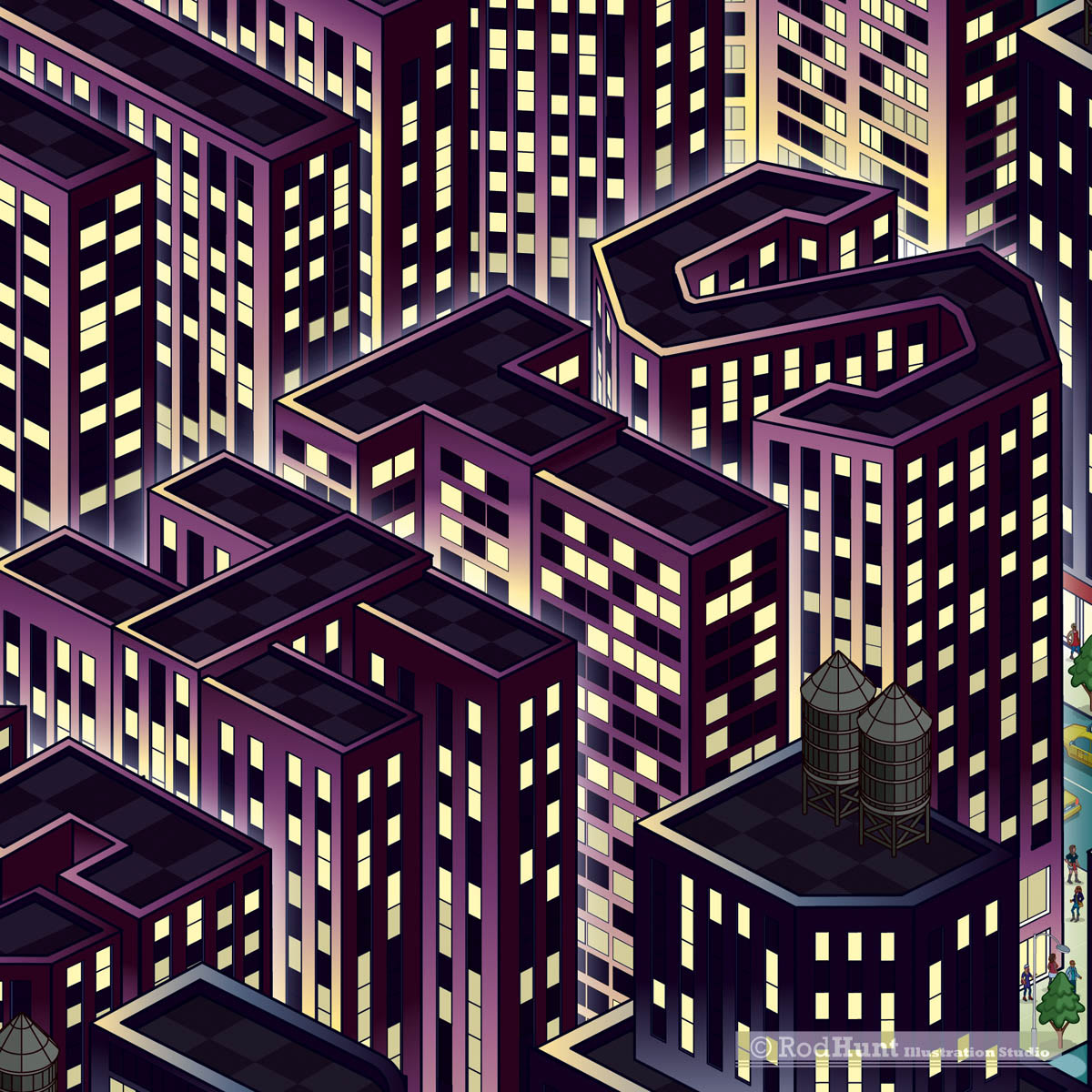 Illustrated Hand lettering and typography by Rod Hunt