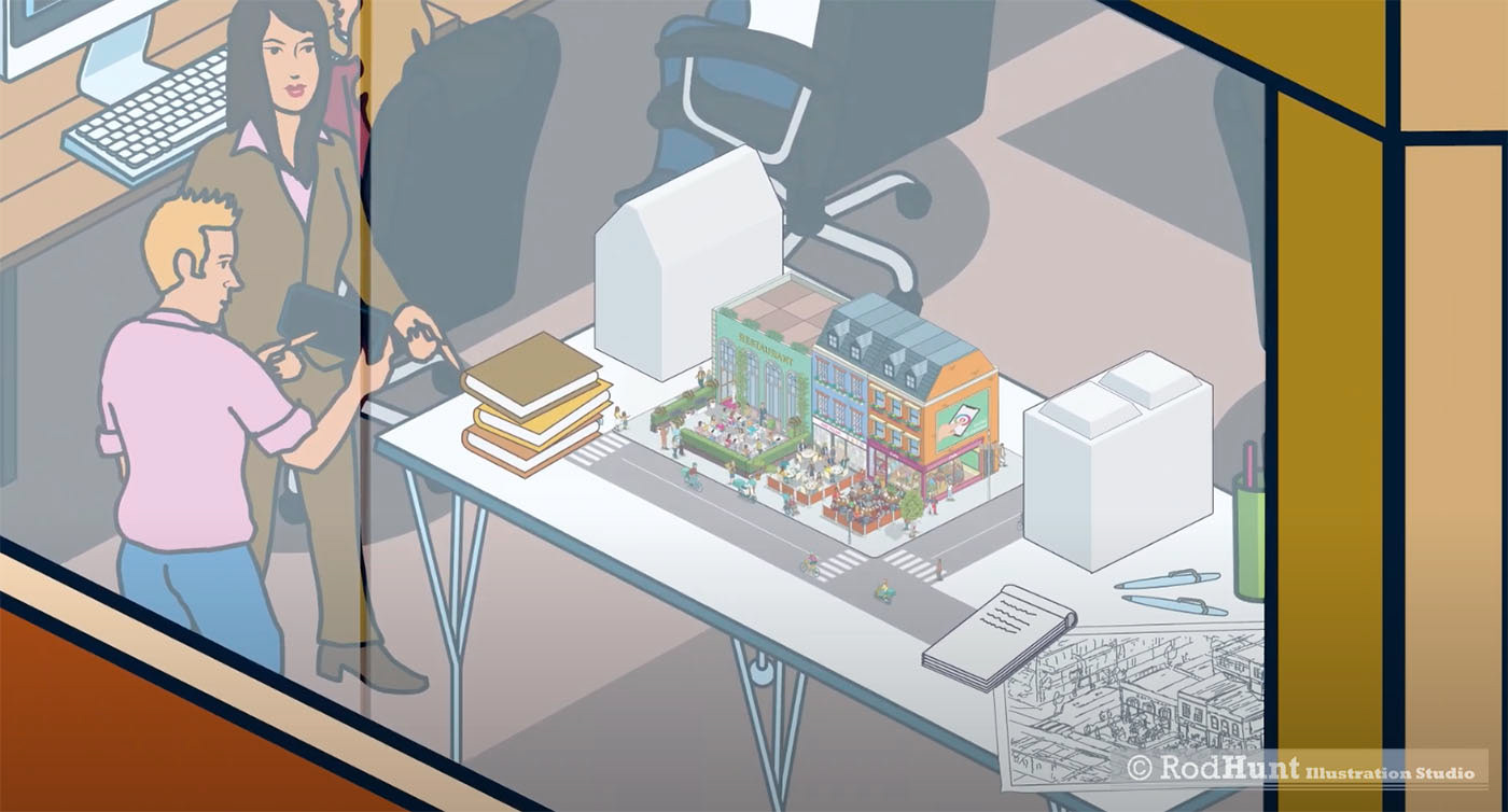 Isometric Infinite Zoom Animation