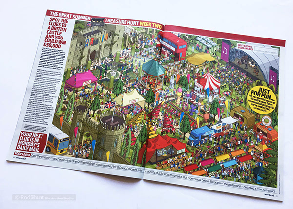 Detailed Isometric Illustration & Illustrated Maps by Rod Hunt - Daily ...