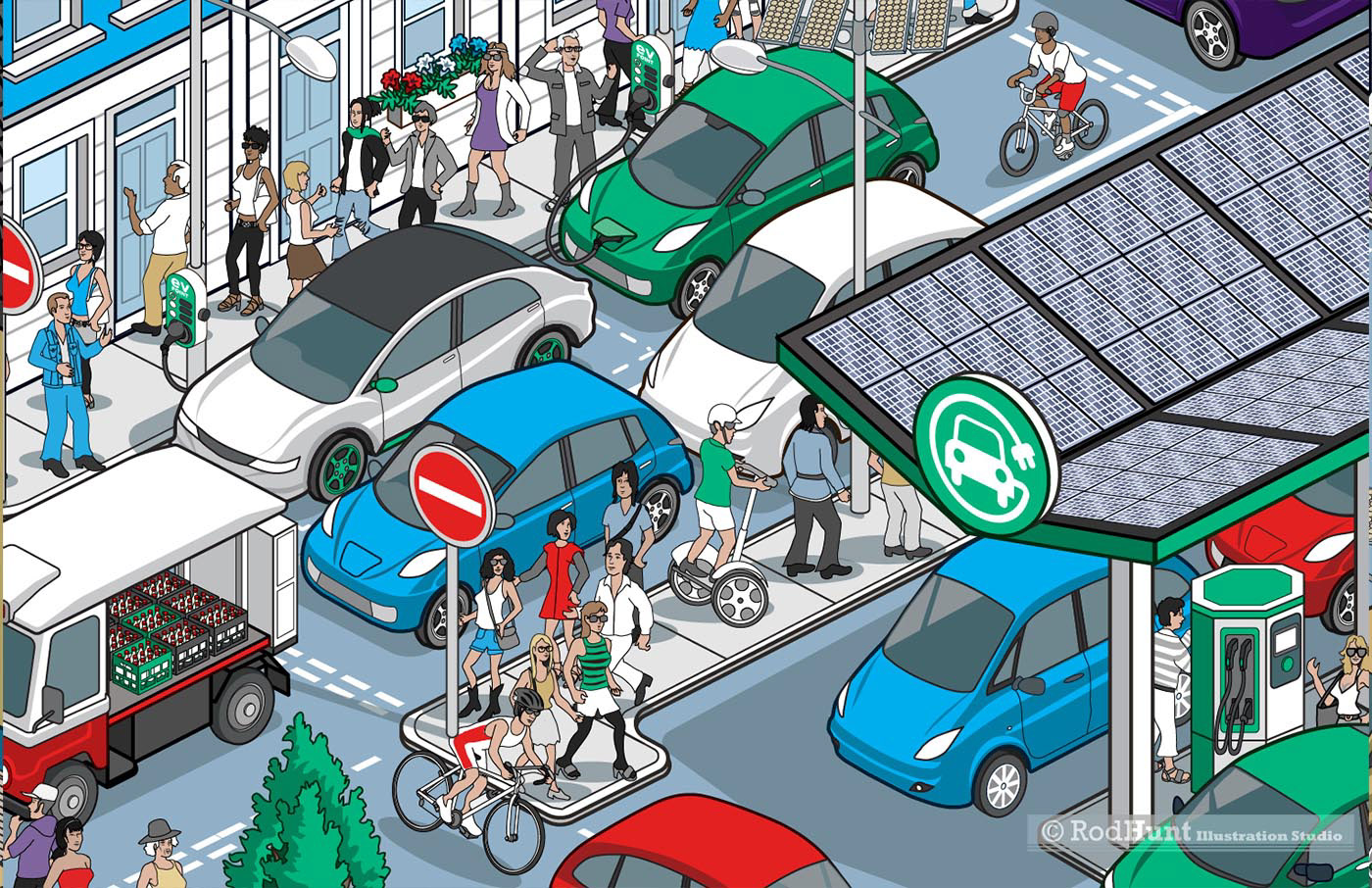 Automotive viral online advertising campaign electric cars