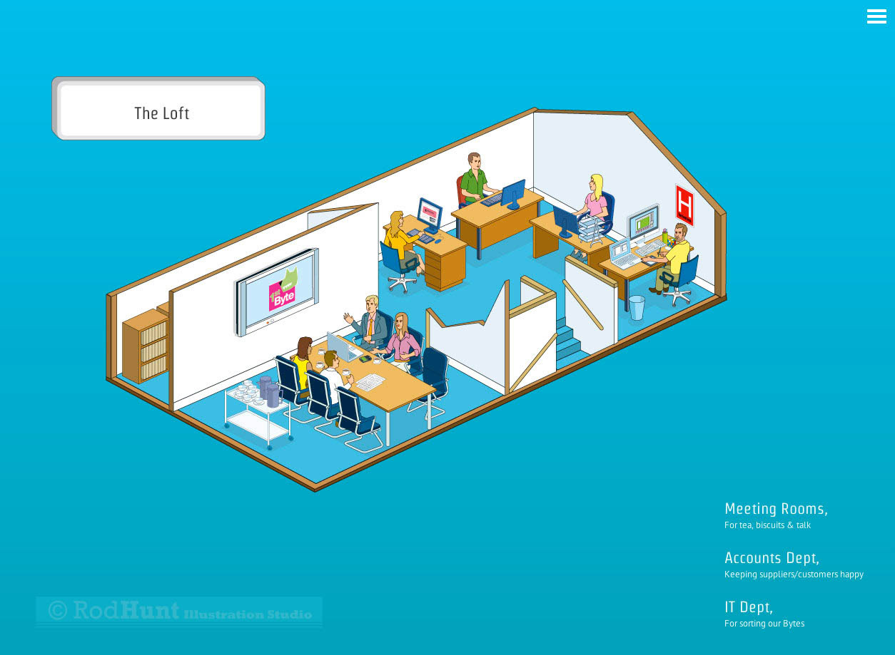 Cross section Architecture isometric building plan map illustrations