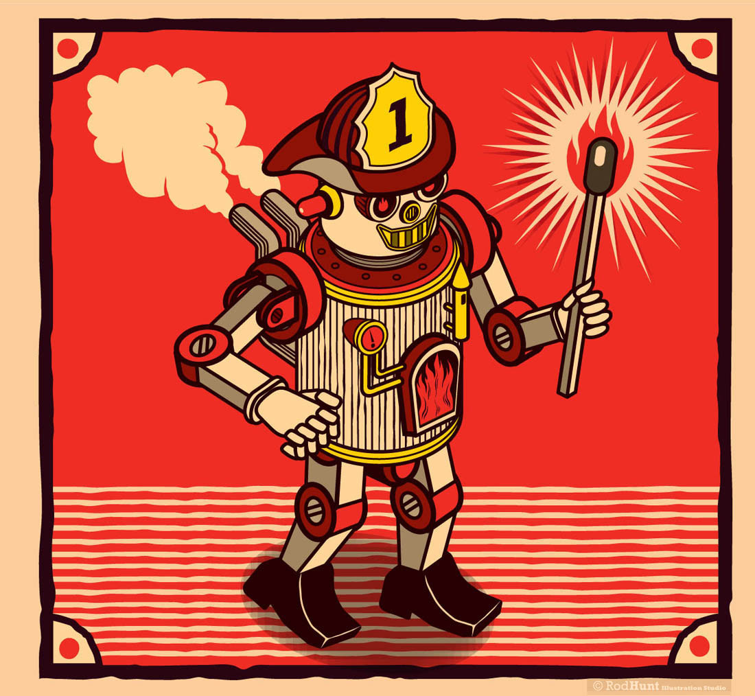 Robot illustrations 