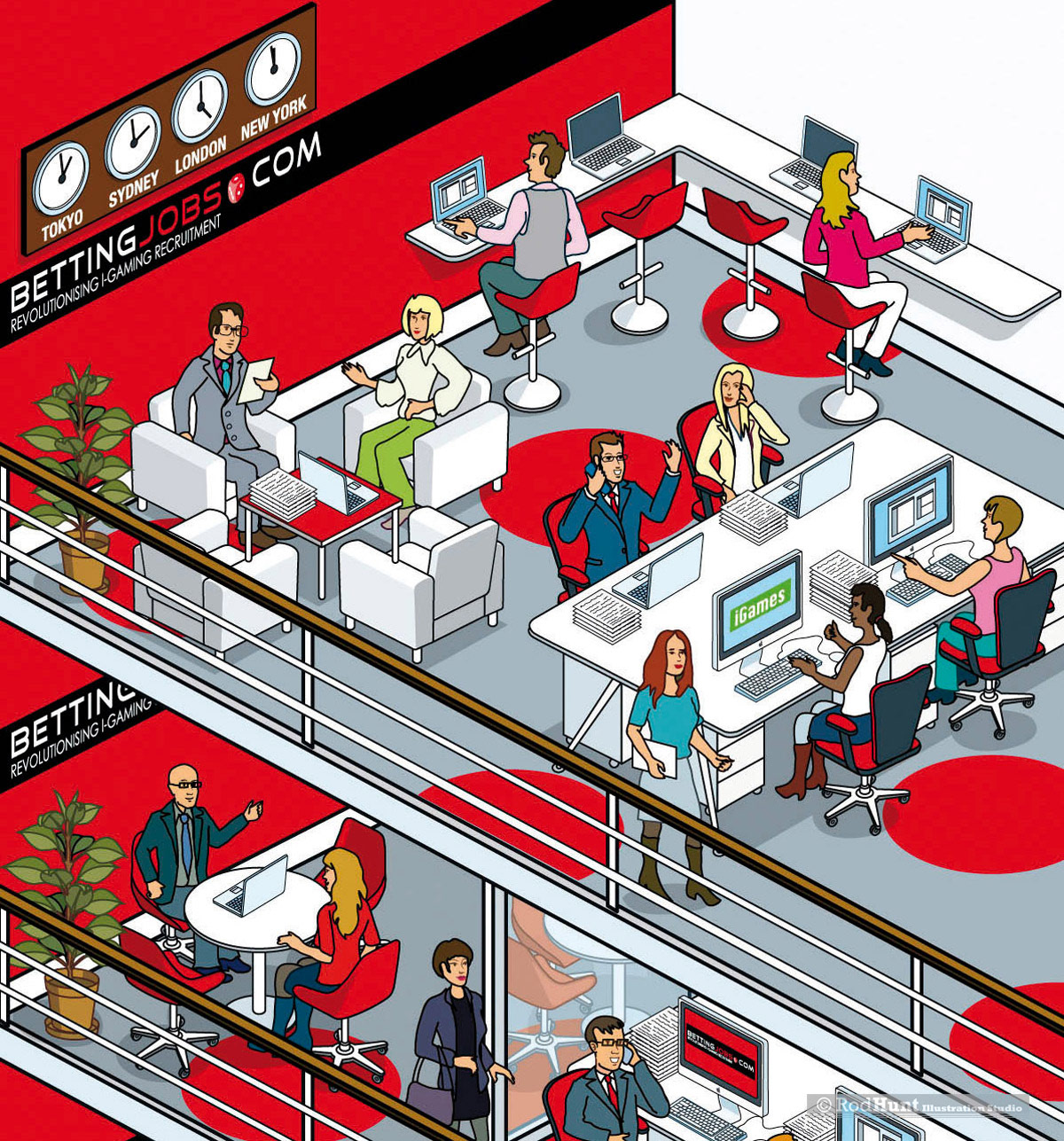Illustrations of the Workplace