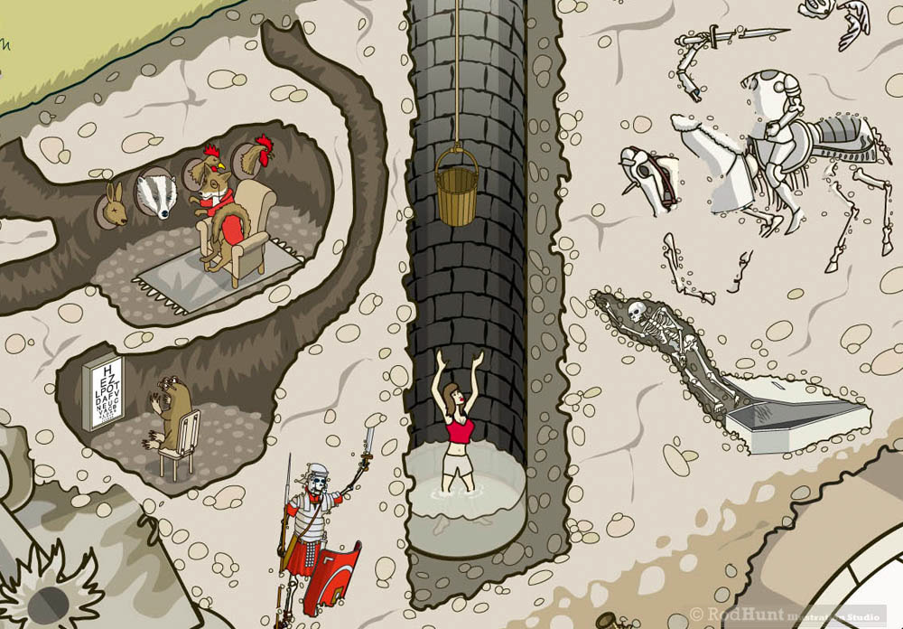 See inside illustration 