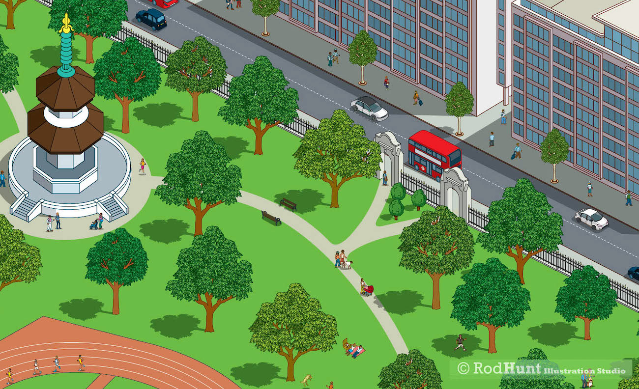 Illustrated Battersea Power Station Development Map