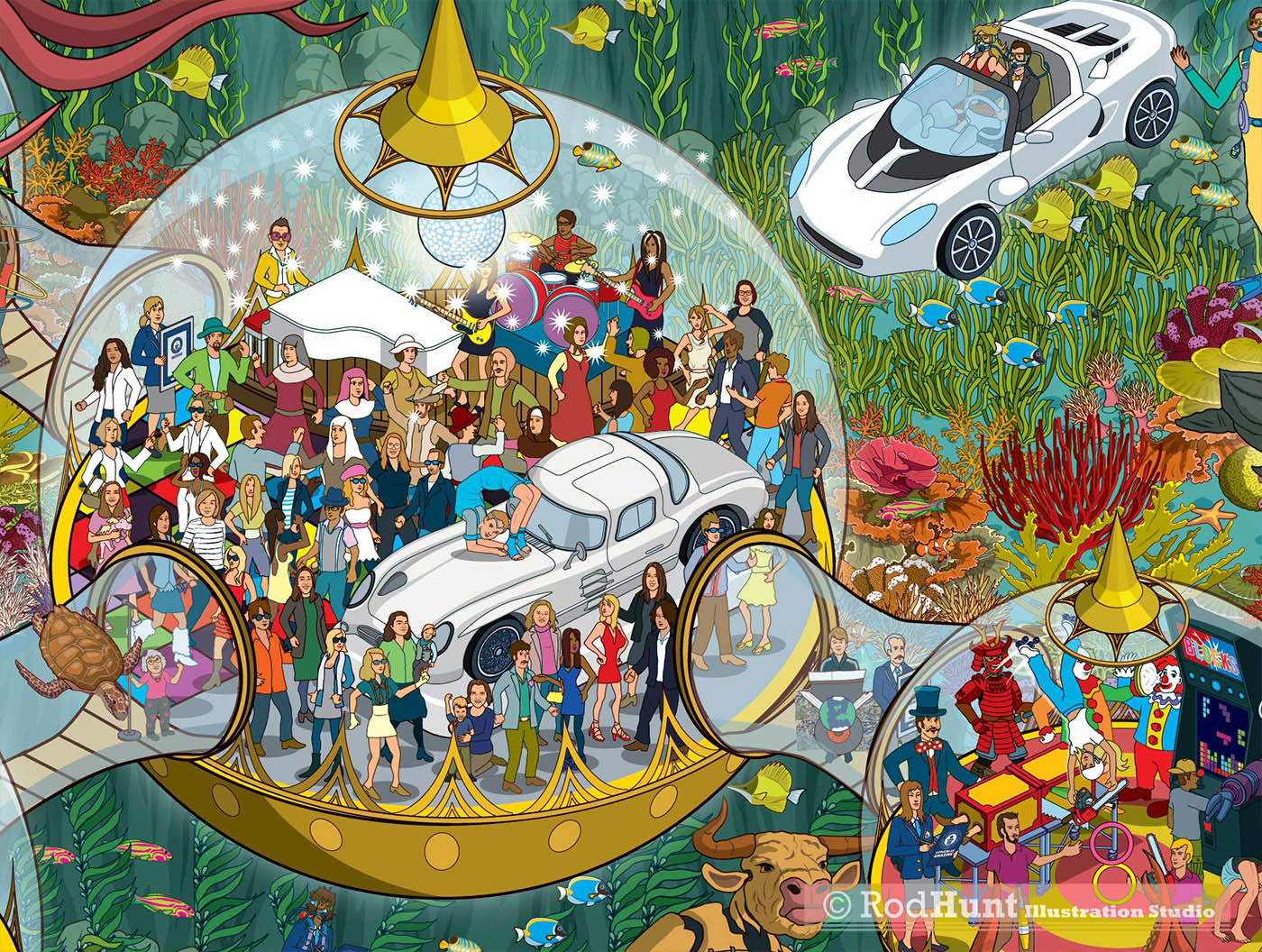 Undersea City illustration - Guinness World Records 2024
