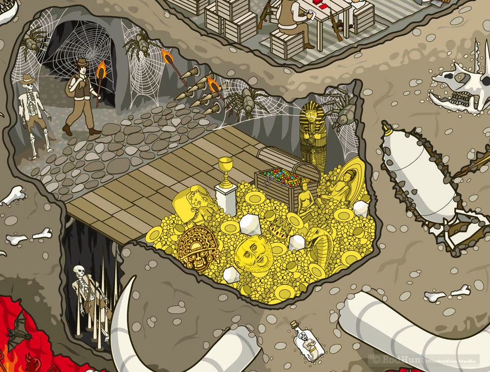 Illustrations of Cutaways and interiors 