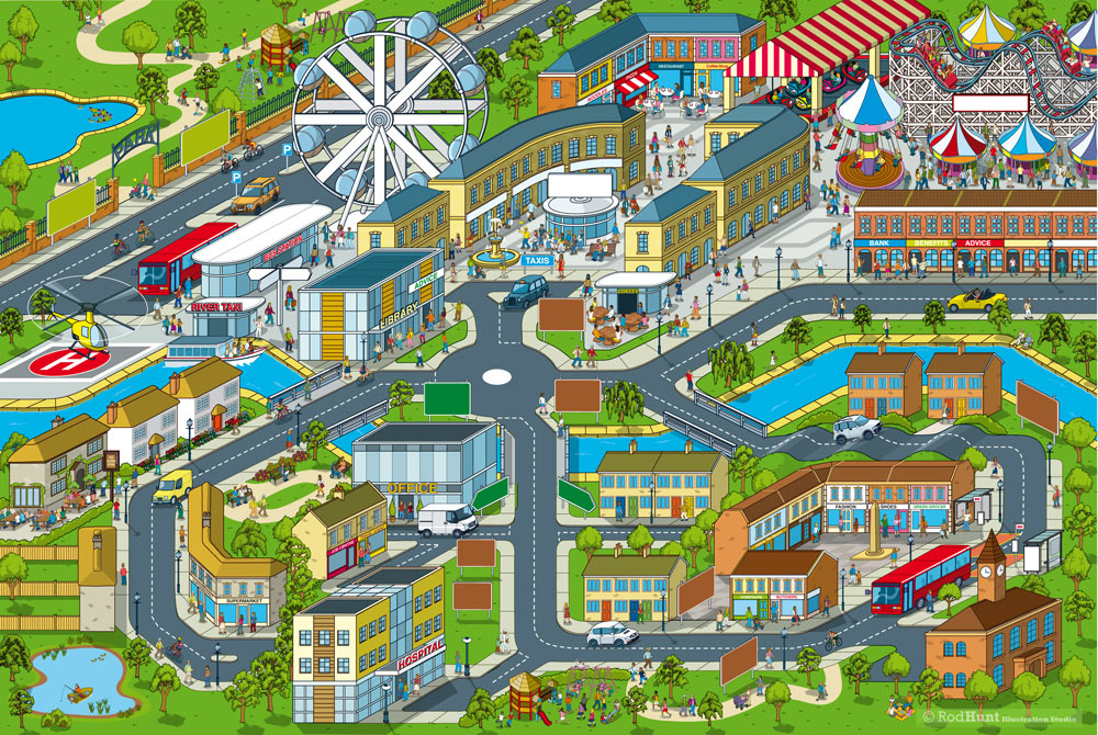 Isometric illustrations and infographics for healthcare and patient support