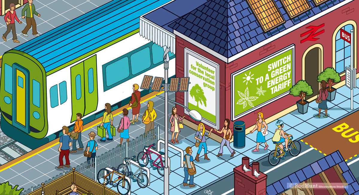 Environment Infographic Illustrations