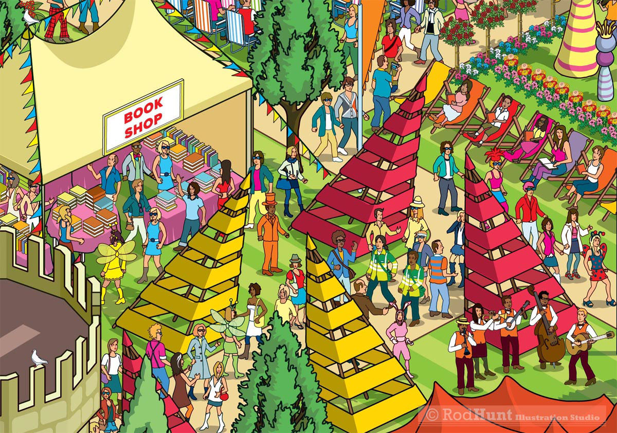 Book Festival Map Design