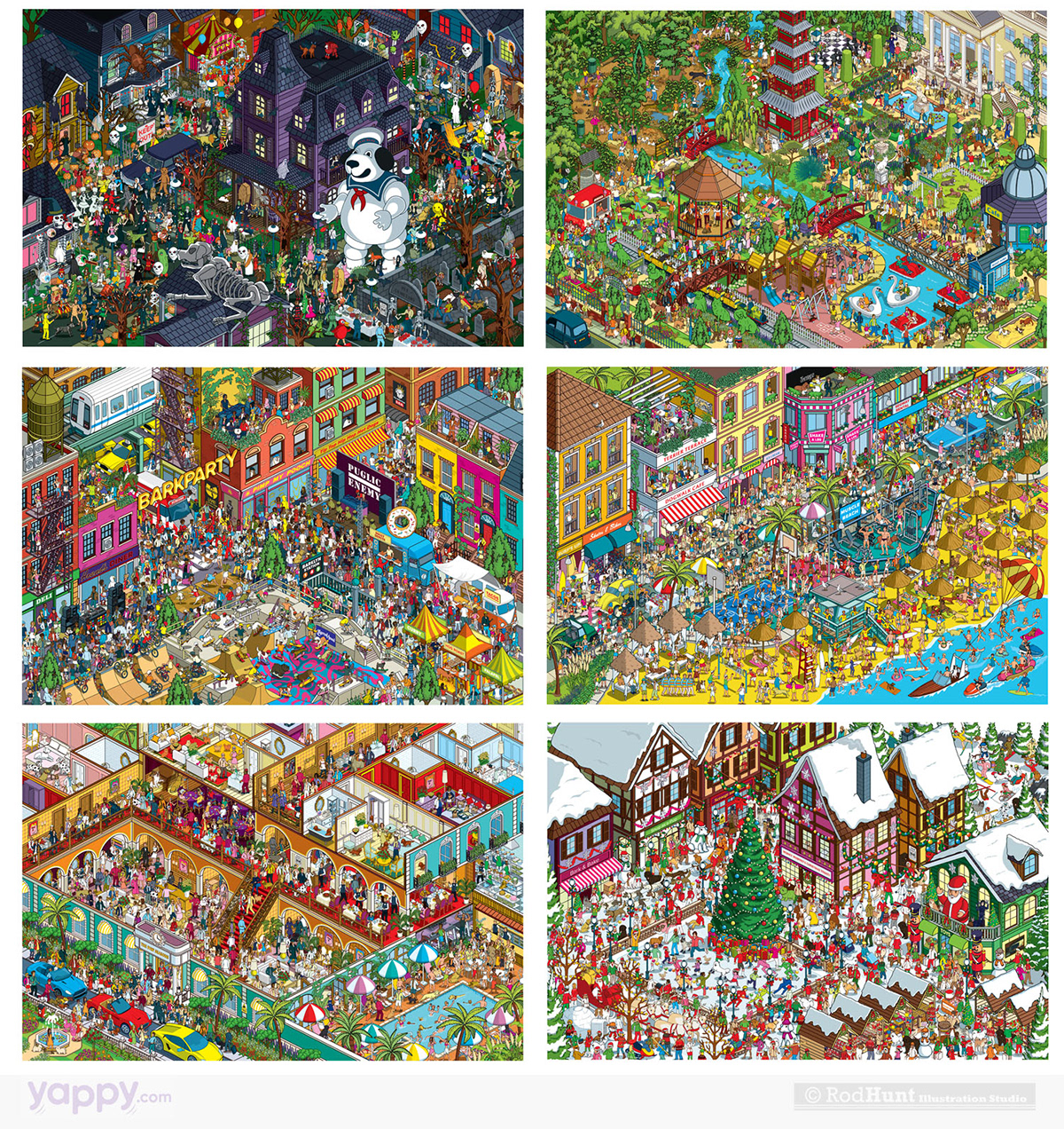 Rod Hunt / Illustration and Illustrated Maps - Map Illustrator ...