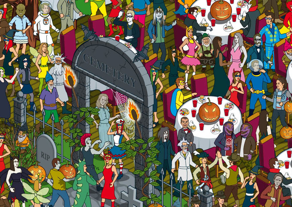 Where's the Creature Game a spooky seek and find puzzle game