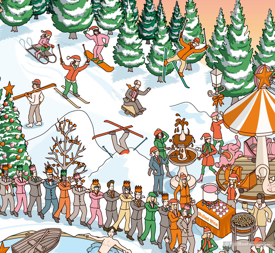 Fun Winter Wonderland Illustrations for Christmas 