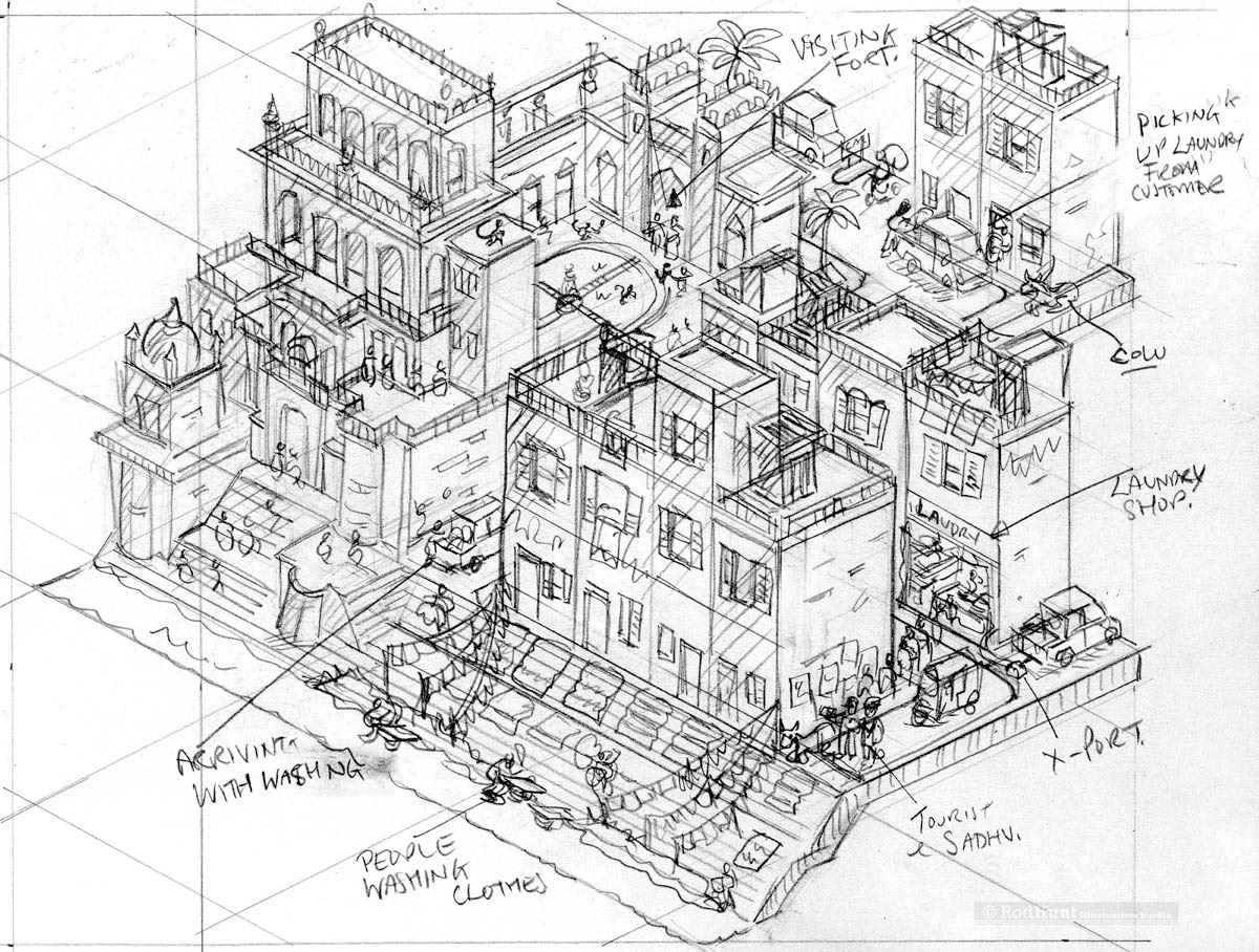 Concept Pencil sketches