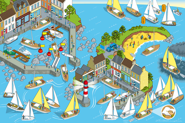 Rod Hunt / Illustration Portfolios - Detailed Isometric Illustrations ...