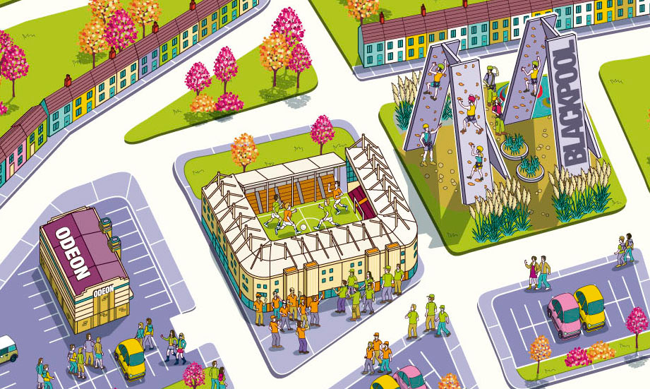 Travel City Guide Illustrator - Map Illustrators