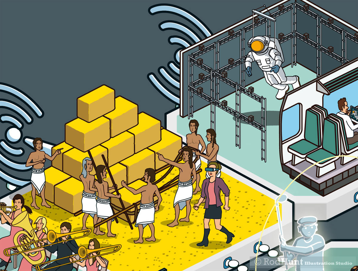 Isometric Technology Infographics