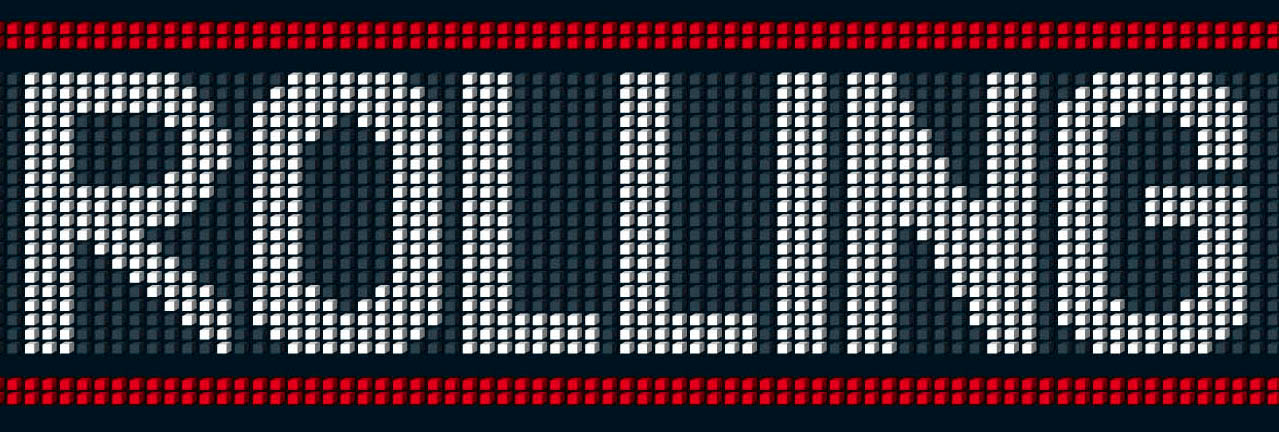 The Rolling Stones illustrated lettering and typography