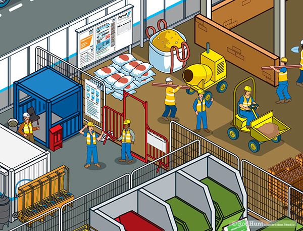 Rod Hunt / Illustration Portfolios - Detailed Isometric Illustrations ...