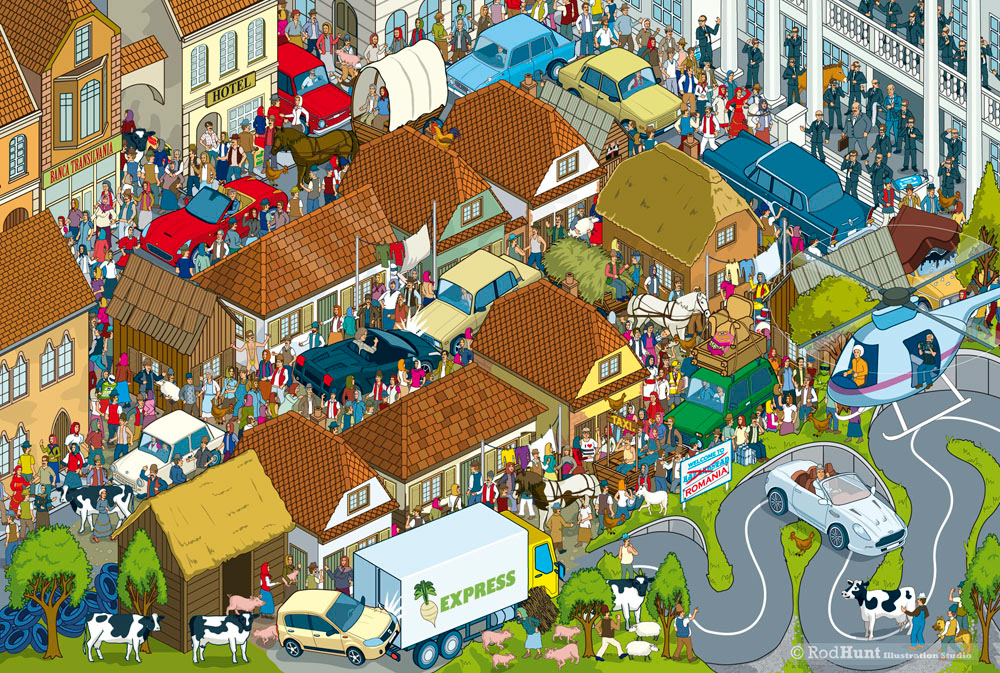 Illustrations for Search and Find puzzle games