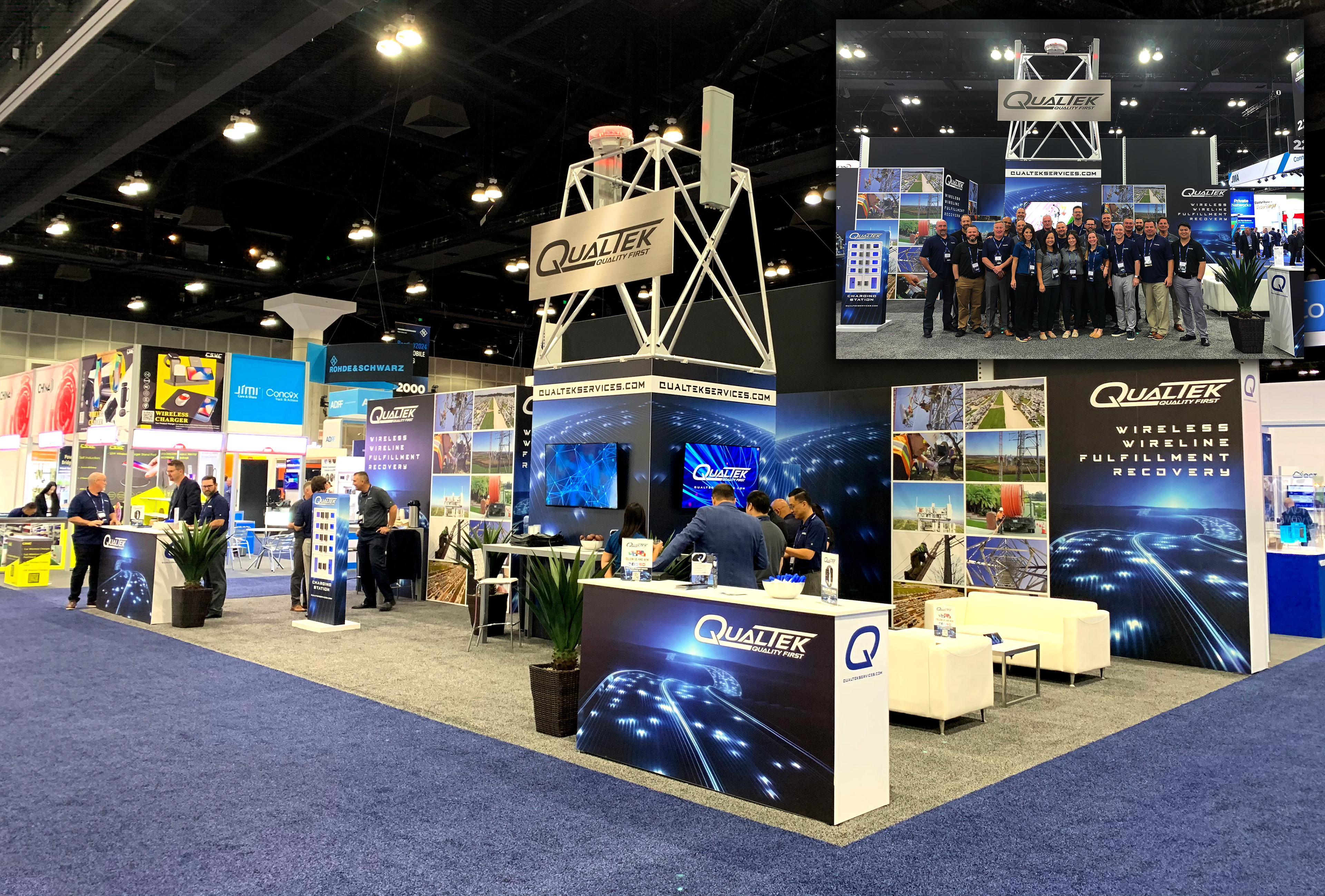 Mobile World Congress 2019: 1000 Sq. Ft Booth, Show Floor