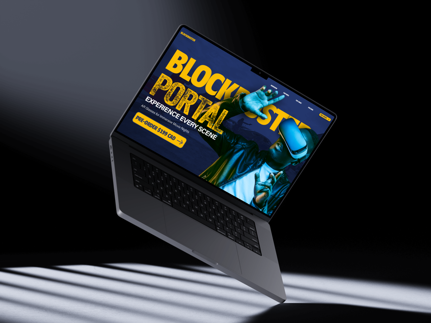 Landing Page Laptop Mockup