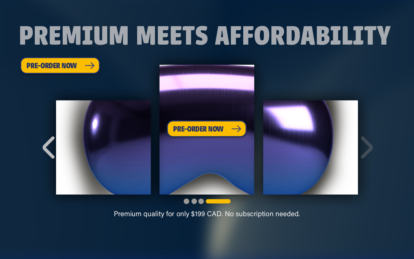 Landing Page Feature Section: Fourth slide of caroursel
