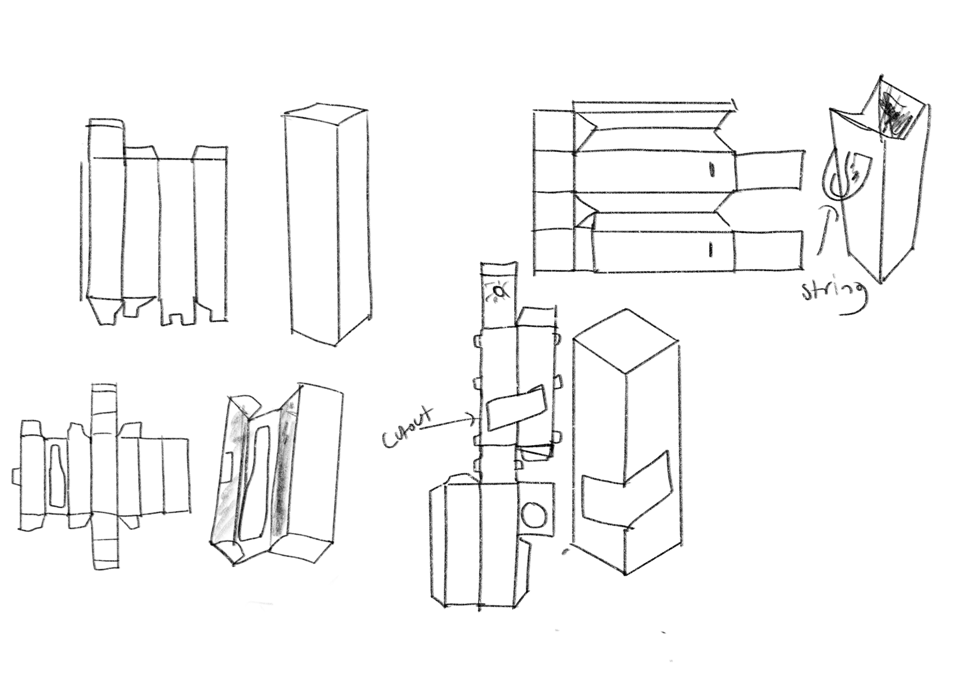 Package Sketches 2 featuring string