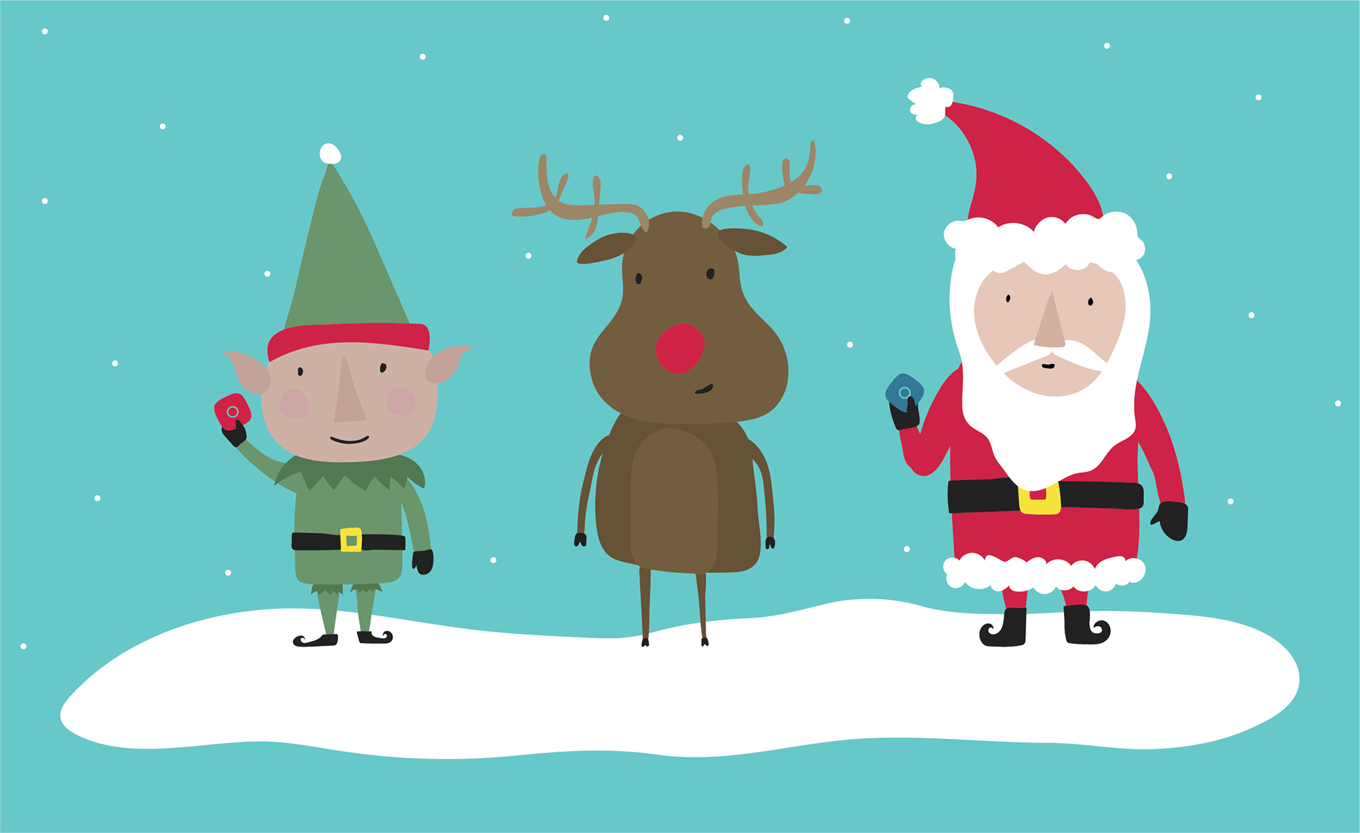 Relay, Christmas Illustrations