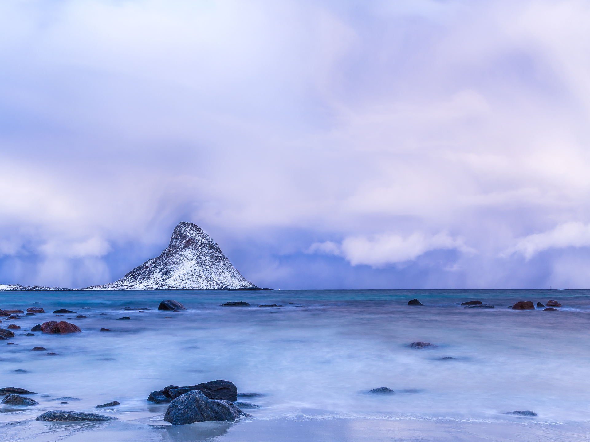 Bleiksøya en dag i januar