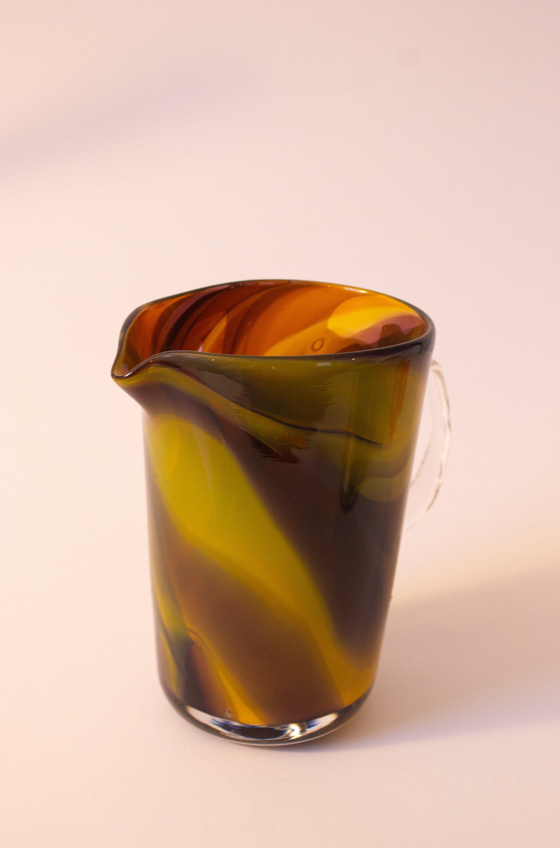 Yellow and Purple Twist Pitcher