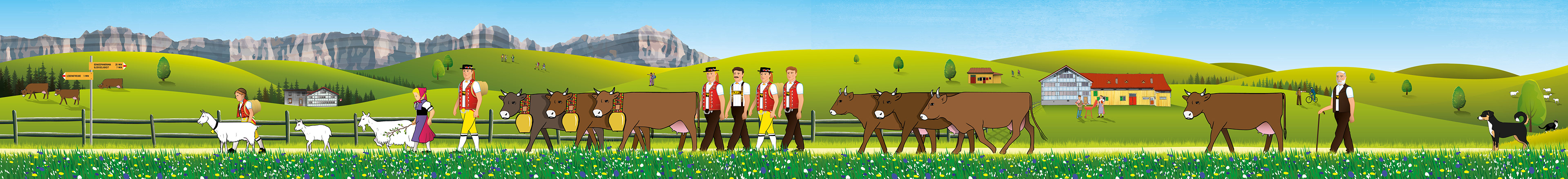 Wandgemälde (24 Meter)