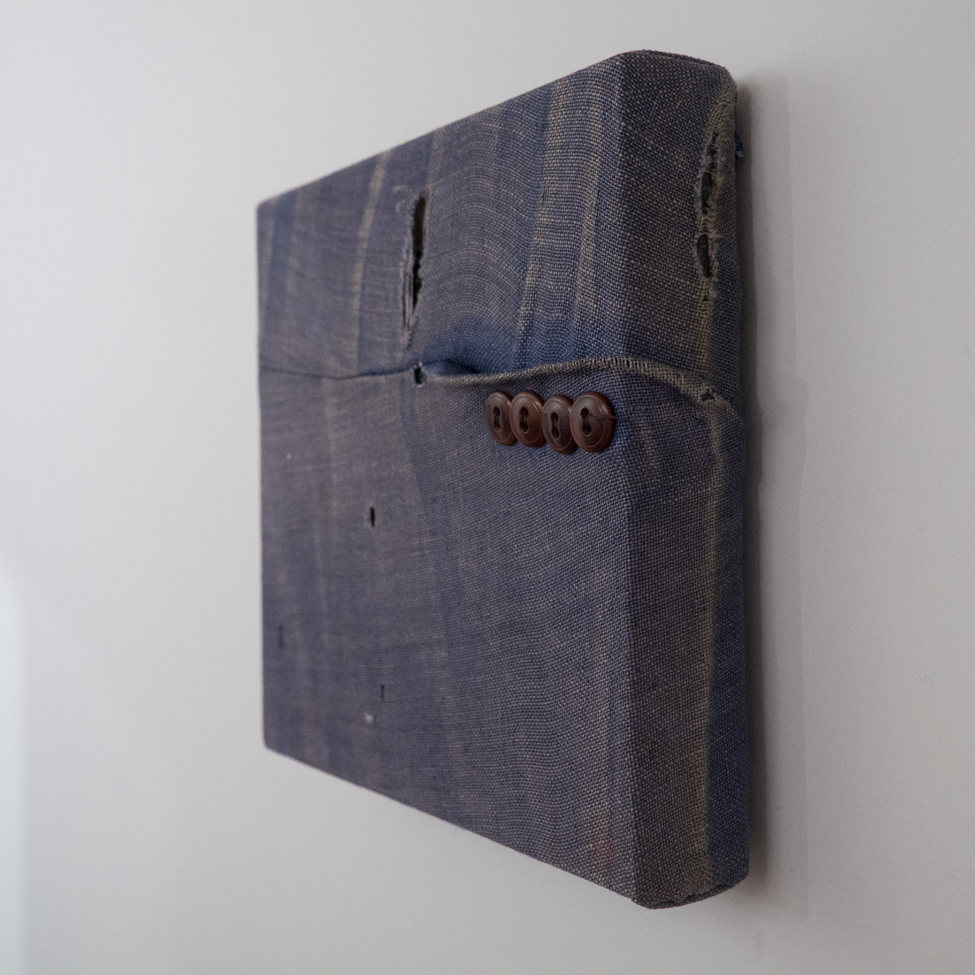 Stretched linen  8" x 9"