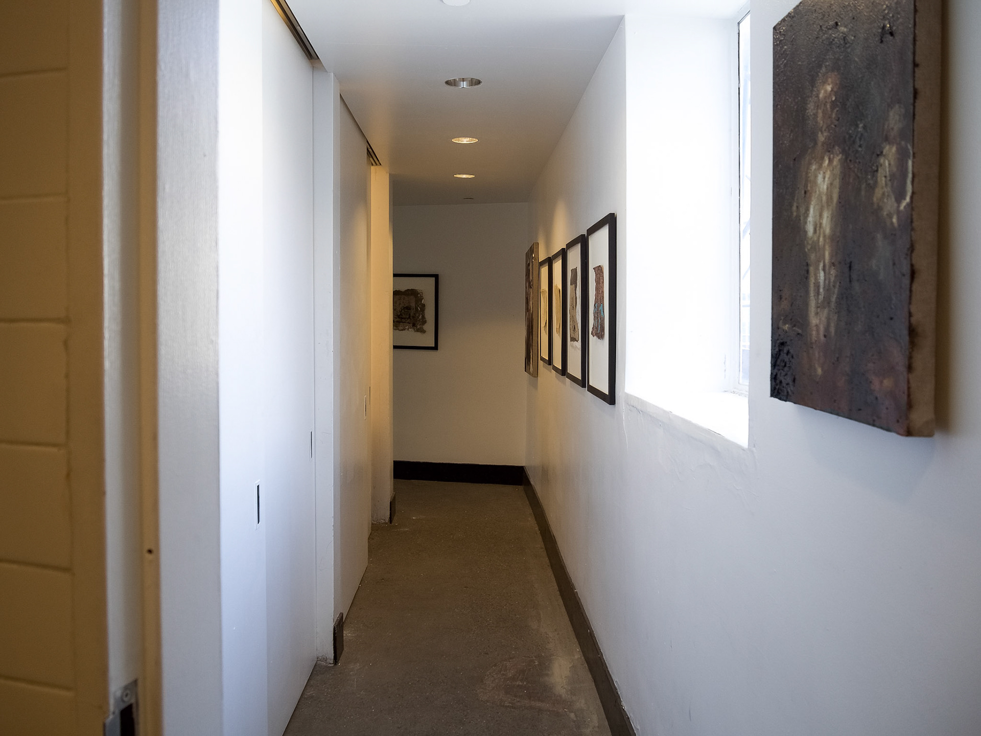 View from the bathroom door way.