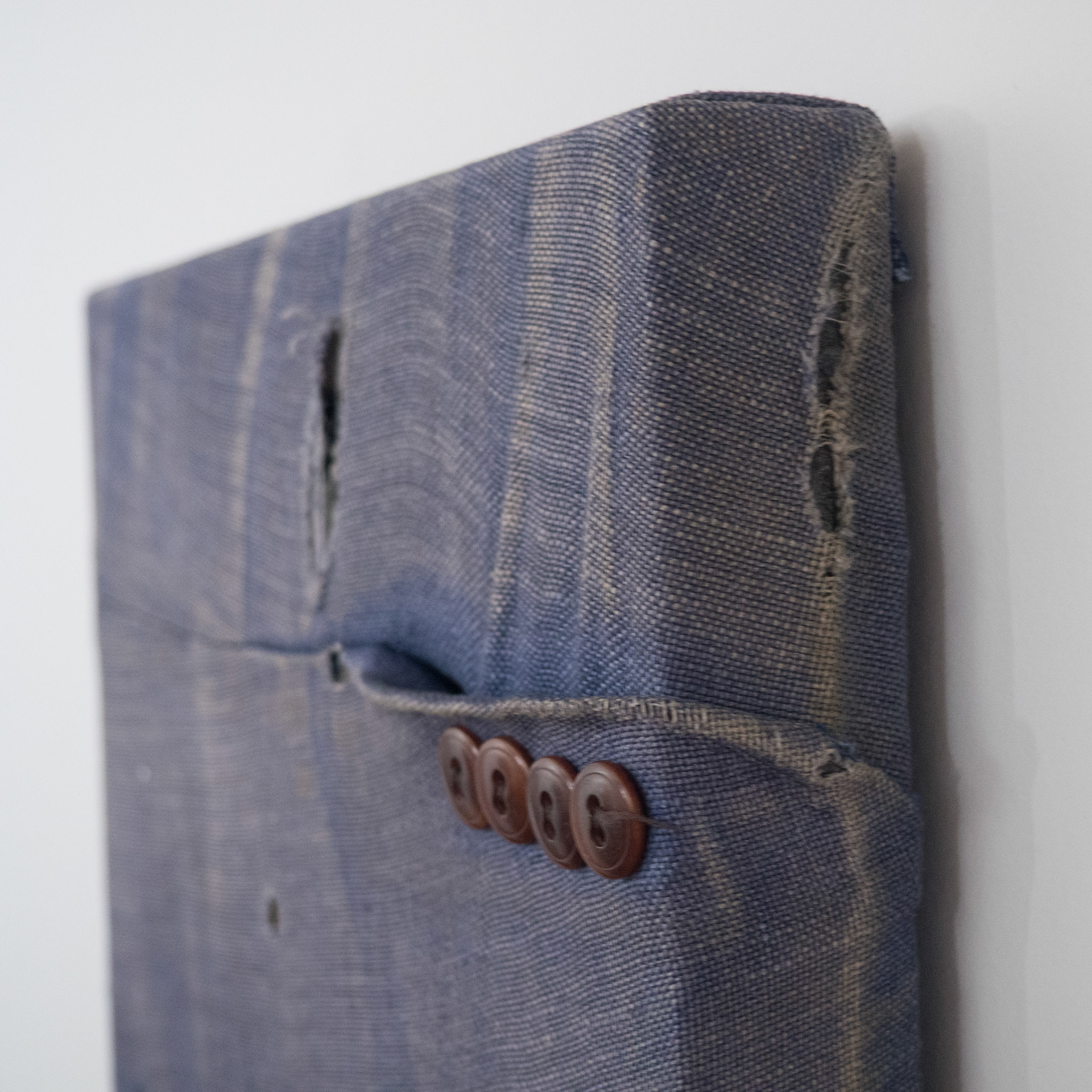 Stretched linen  8" x 9"