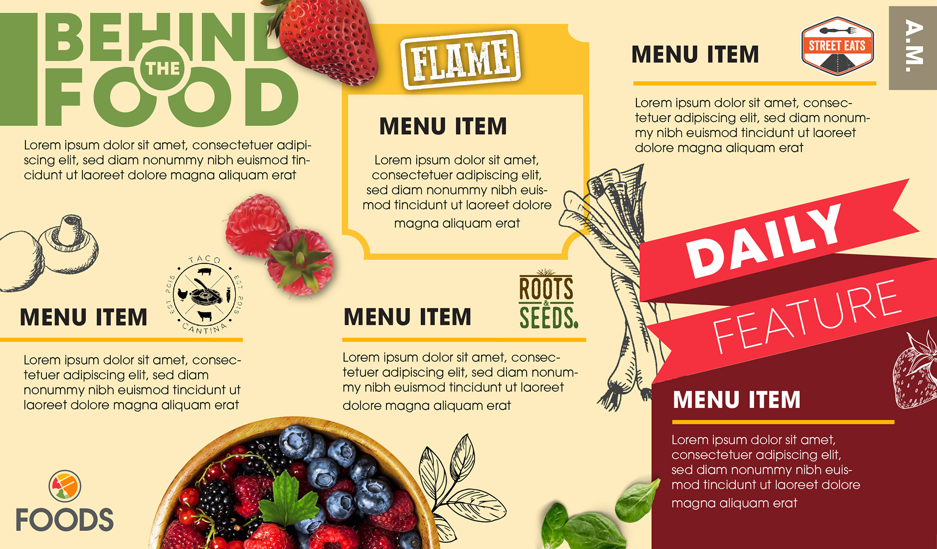 Customized Menu Layouts