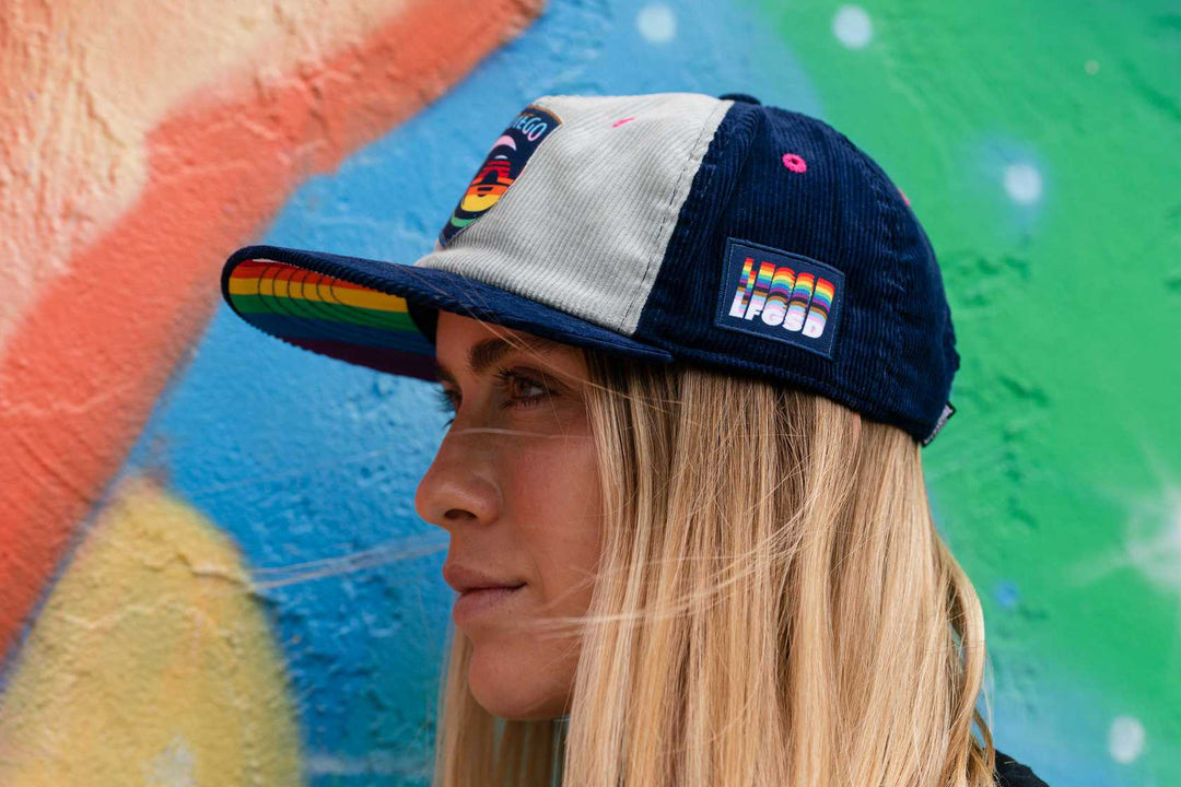 San Diego Wave & USWNT defender Abby Dahlkemper modeling the hat