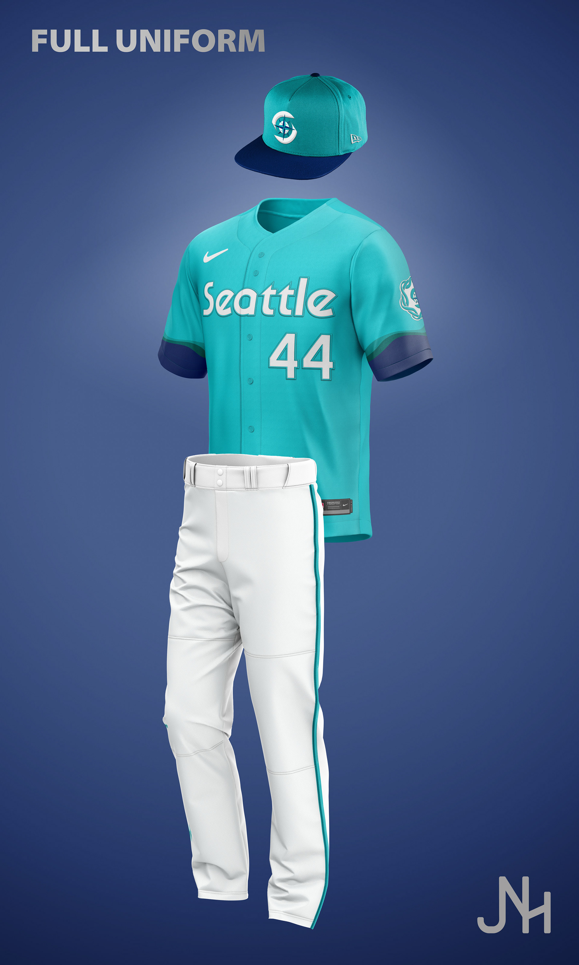 Jonah Henderson Seattle Mariners City Connect Uniform Concept