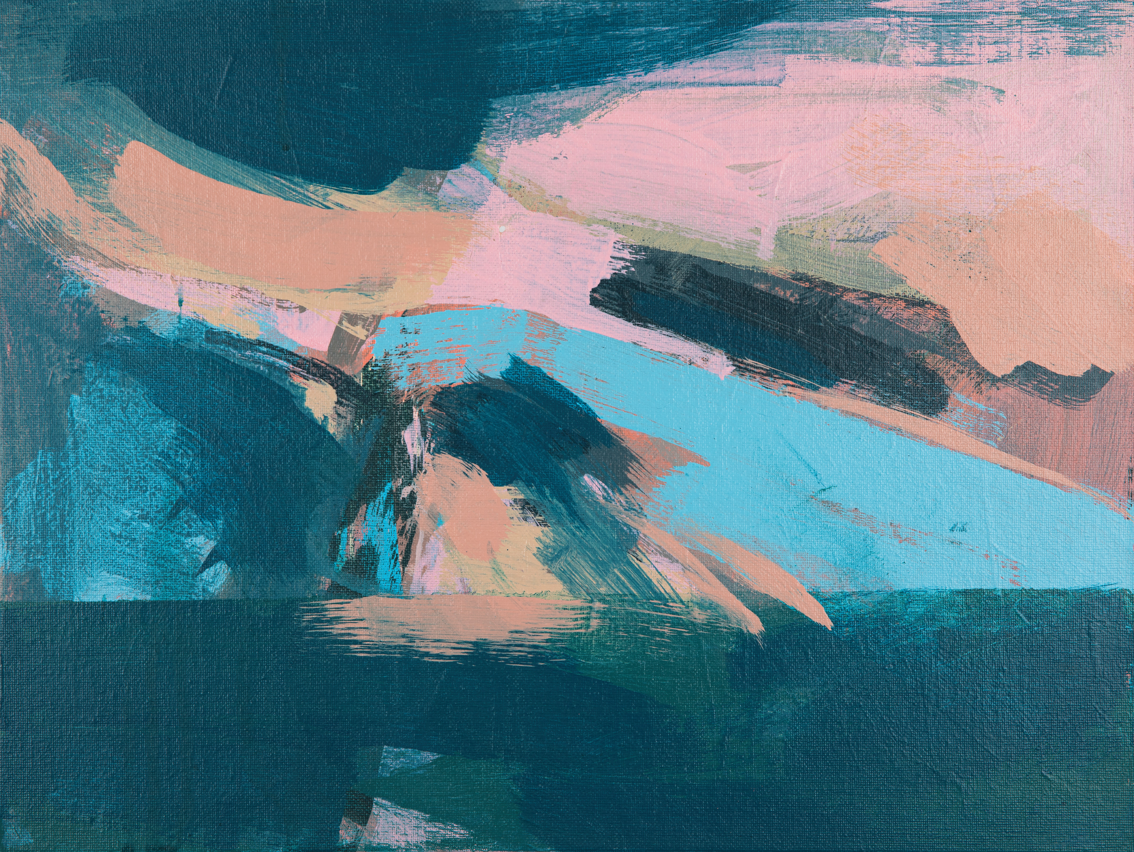Plowetery - Acrylic on board 41cm x 30.5cm