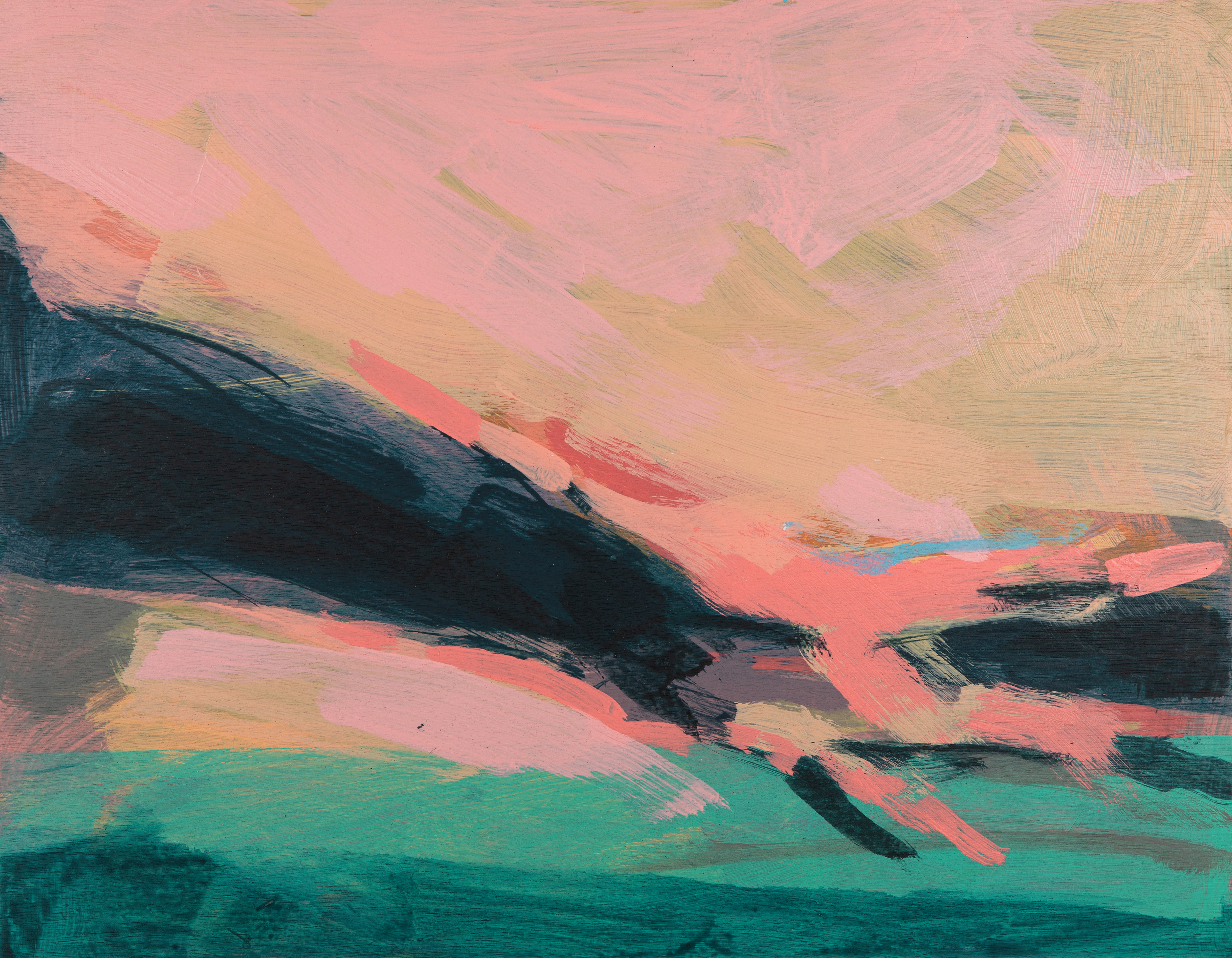 Moothy - Acrylic on ply 46cm x 36cm